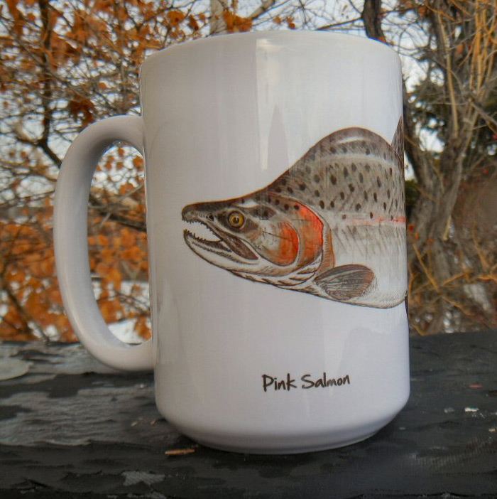 Pink Salmon | Coffee Mug | Jeff Currier – Jeff Currier