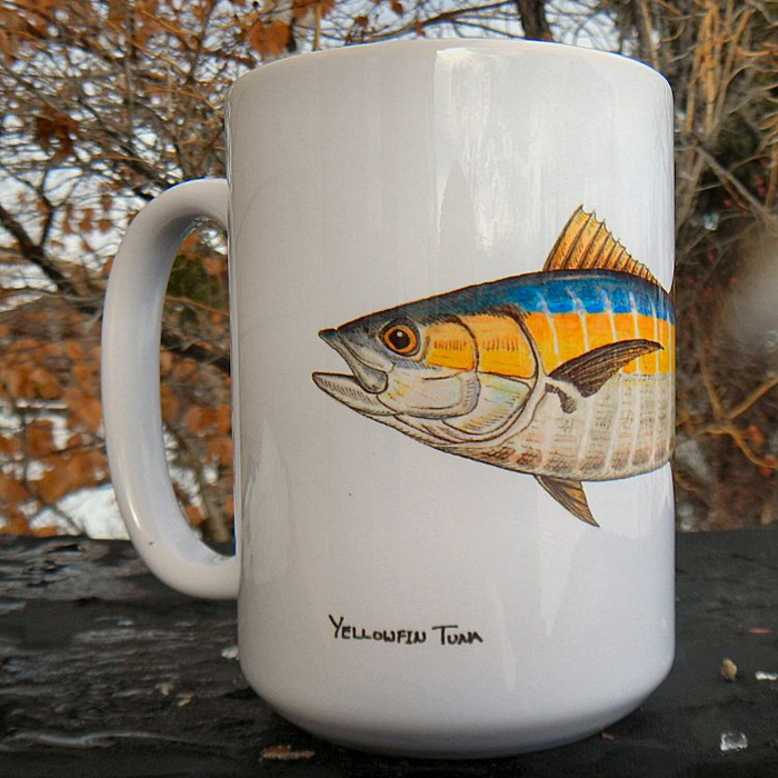 Yellowfin Tuna | Coffee Mug | Jeff Currier – Jeff Currier