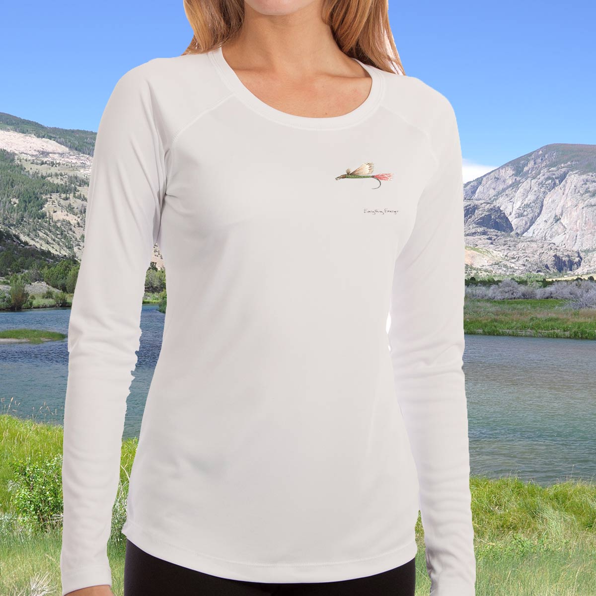 Golden Trout  Ladies Solar Long Sleeve Shirt – Jeff Currier