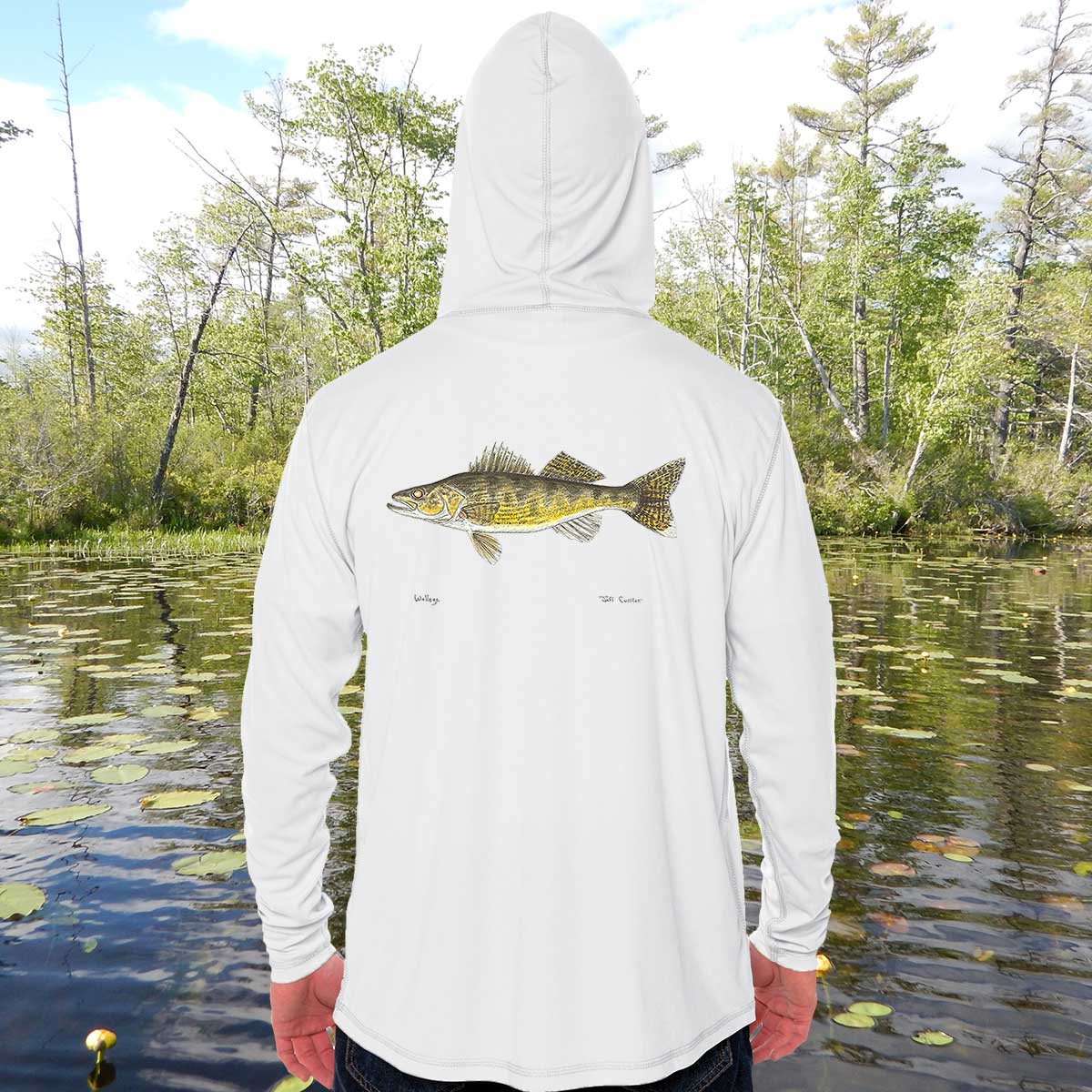 Love Walleye Fish Apparel Freshwater Fishing Fishermen Sweatshirt