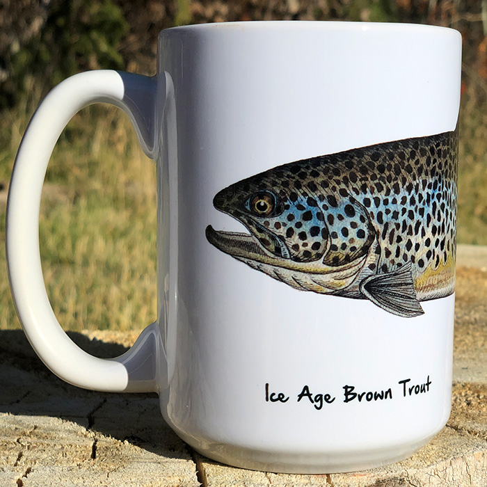 Ice Age Brown Trout, Coffee Mug